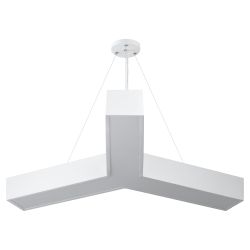 Светильник LED ЭРА Geometria SPO-143-W-40K-056 Igrek 56Вт 4000K 4500Лм IP40 900*80 белый подвесной драйвер внутри