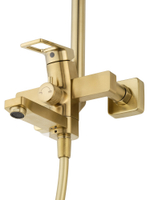 Душевая система WONZON & WOGHAND FRAME, Брашированное золото (WW-88739010-BG)