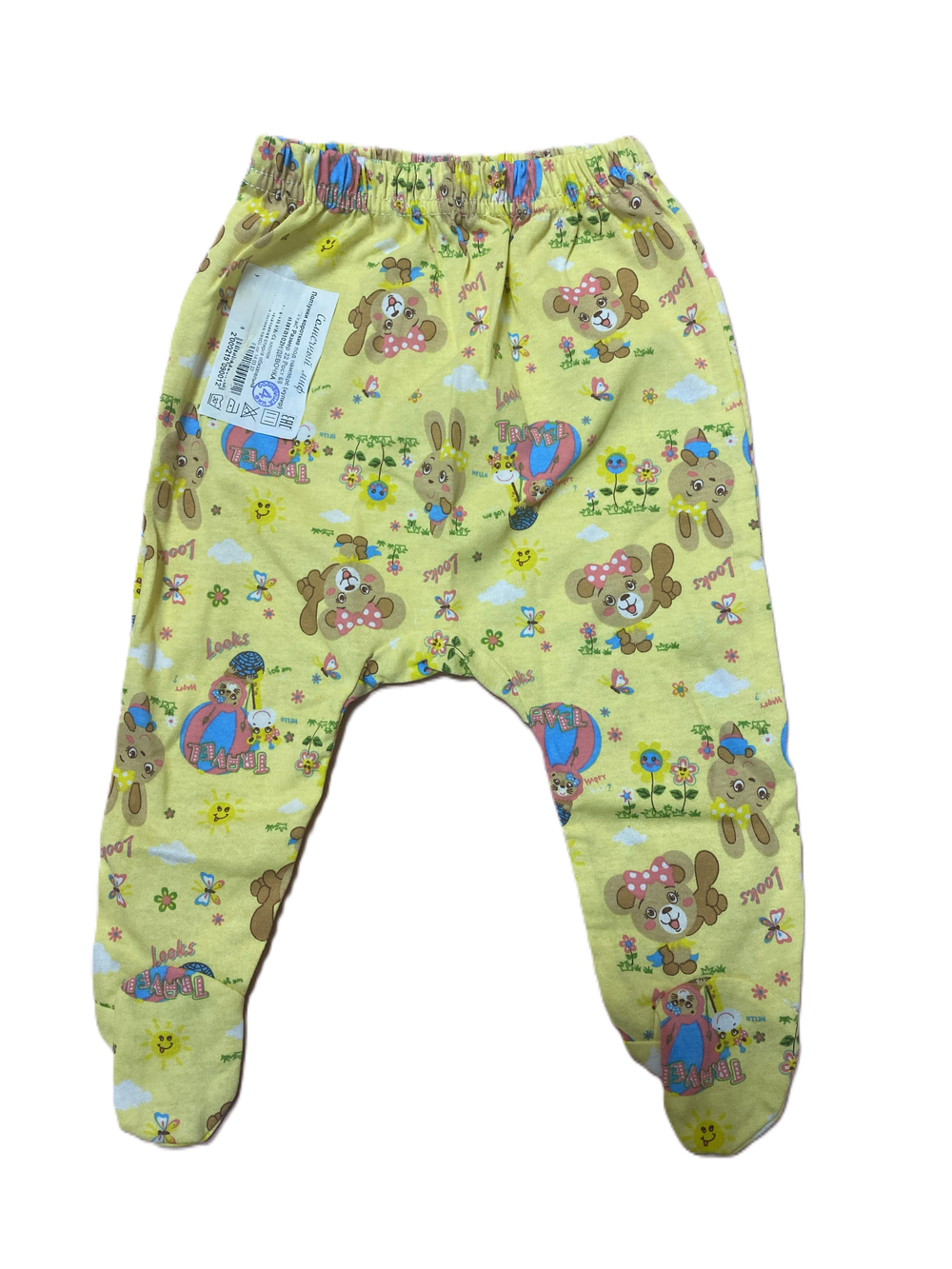 Ползунки под памперс из кулирки (100% хлопок) на рост 68 см