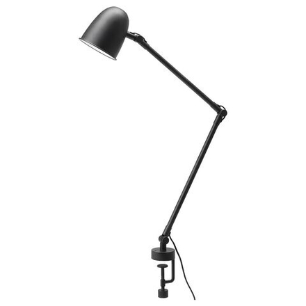 IKEA SKURUP  (ИКЕА СКУРУП)  -  Настольная/настенная лампа, черная