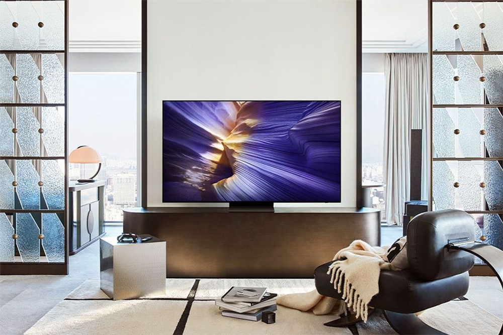 Телевизор Samsung 77" OLED 4K Smart TV серия 9 QE77S90FAEXRU черный графит