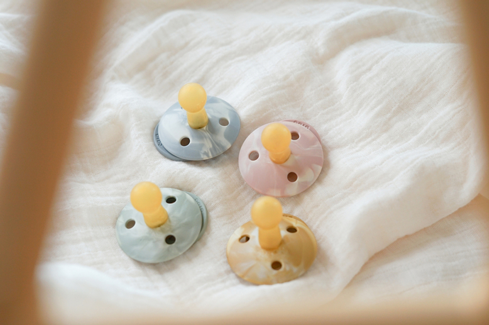 BIBS Tie Dye Sage Ivory, 2шт, 0-6 месяцев