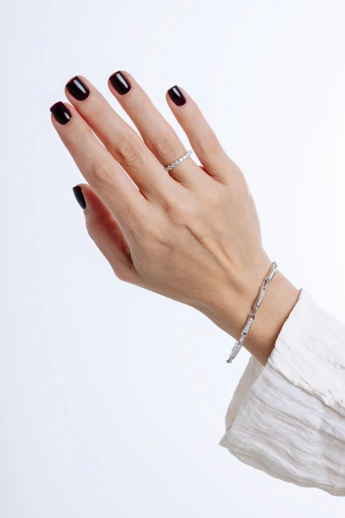 Браслет с фианитами