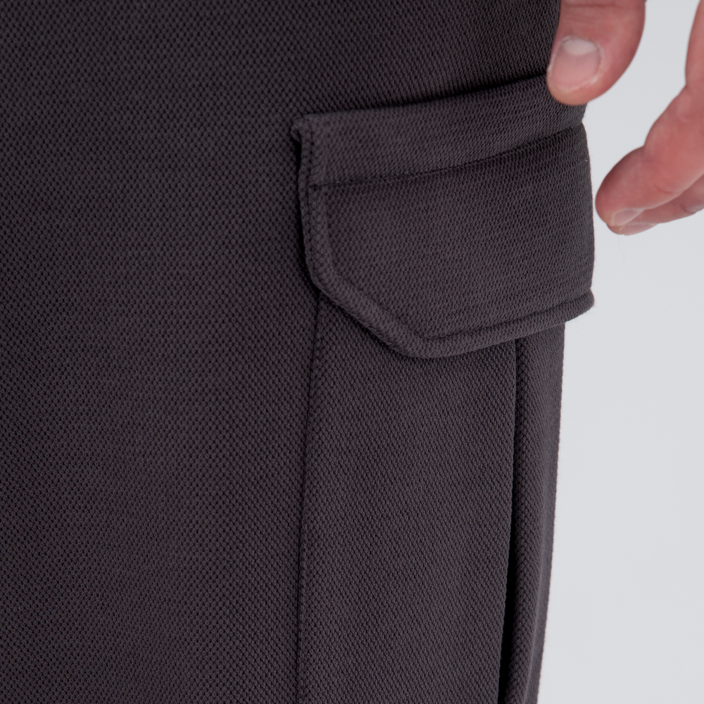 Джоггеры карго теплые.Графит