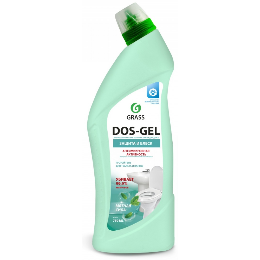 Средство чистящее GRASS Dos Gel Мятная сила 750 мл
