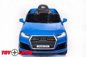 Детский электромобиль Toyland Audi Q7 высокая дверь синий