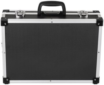 Ящик для инструмента пластиковый усиленный алюминием 430x310x130 мм, черный