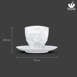 Чайная пара Talent, Richard Wagner, 260 мл, белая