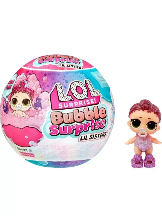 Кукла Лол в шаре Lol Bubble Lil Sisters маленькая оригинал