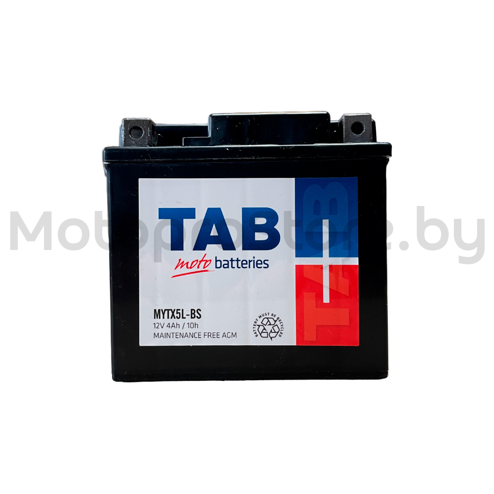 Аккумуляторная батарея TAB YTX5L-BS 12V 4 Ah 70A