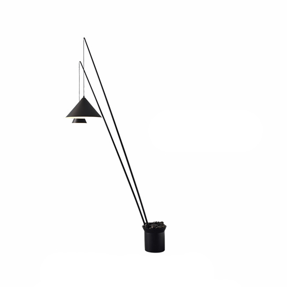 Floor design lamp  North by Vibia (2 lampshade )