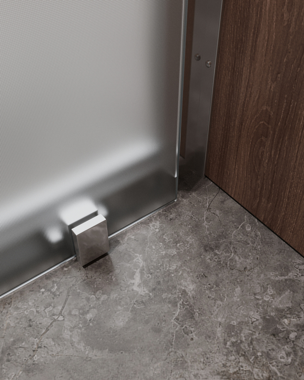 Душевая дверь Cezares MOLVENO-BF-1-120-P-Cr, 120х195, профиль хром, стекло Punto матовое