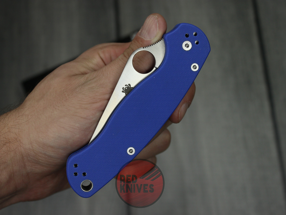Нож Spyderco Paramilitary 2 Blue C81GBL