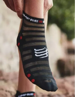 Носки Run Ultralight Low V4 Black/Red