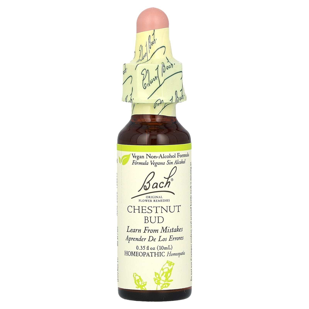 Bach, Original Flower Remedies, бутоны каштана, 10 мл (0,35 жидк. унции)