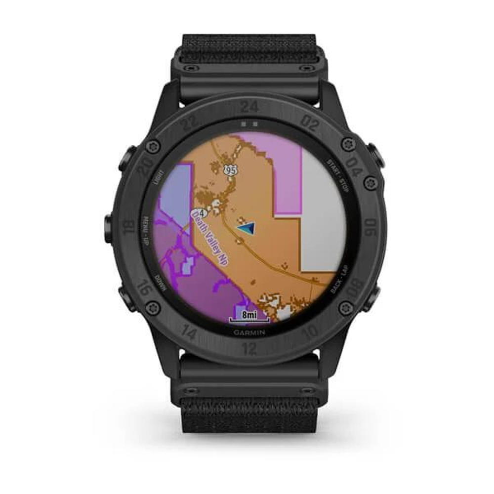 Смарт-часы GARMIN  TACTIX Delta Solar Ballistics черный DLC с нейлоновым ремешком, 010-02357-51