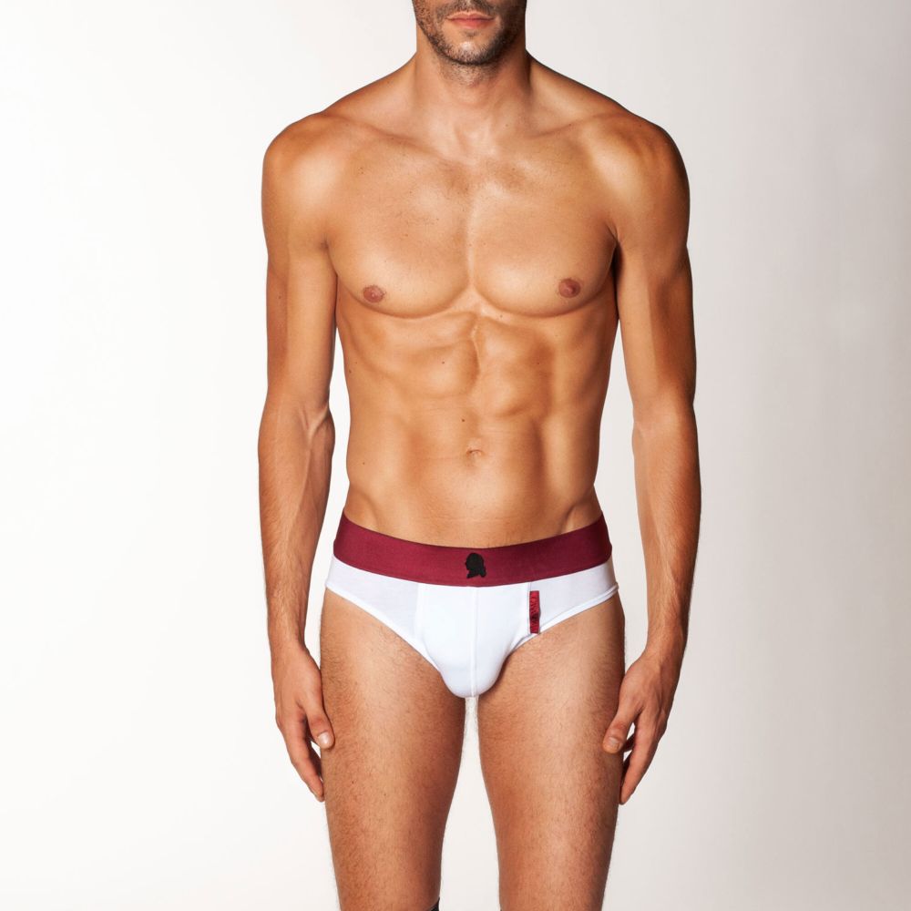 Мужские трусы брифы белые CASANOVA Limited edition 0007B