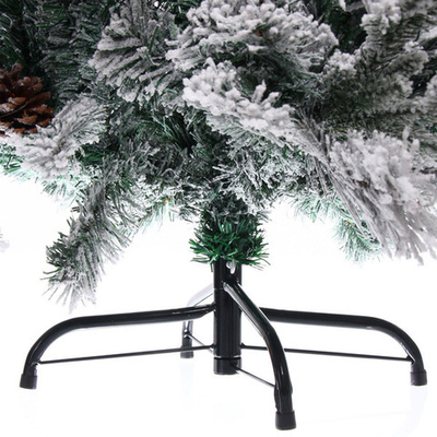 Елка «Заснеженная принцесса» 150 см, ПВХ, леска, резина с белым напылением (559 веток)