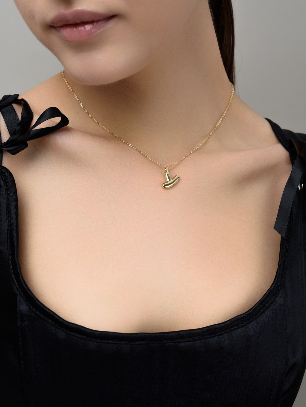 Колье "Simple words Y" Gold