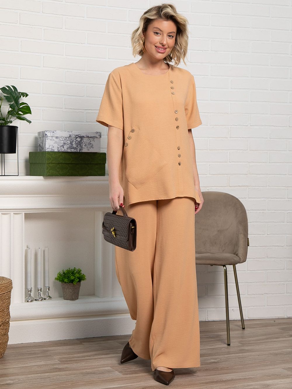 Костюм Вайлет (оранжево-бежевый) К15386-8М LT Collection