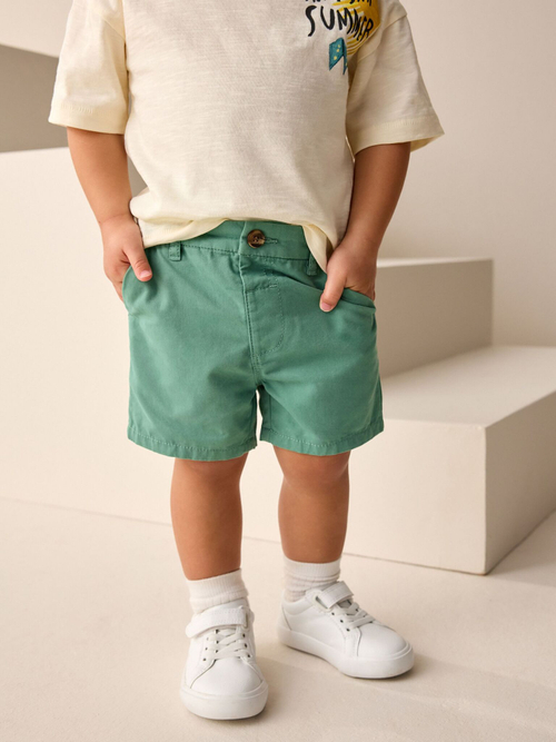 Шорты чинос для мальчика Next AG7-145, Зеленый