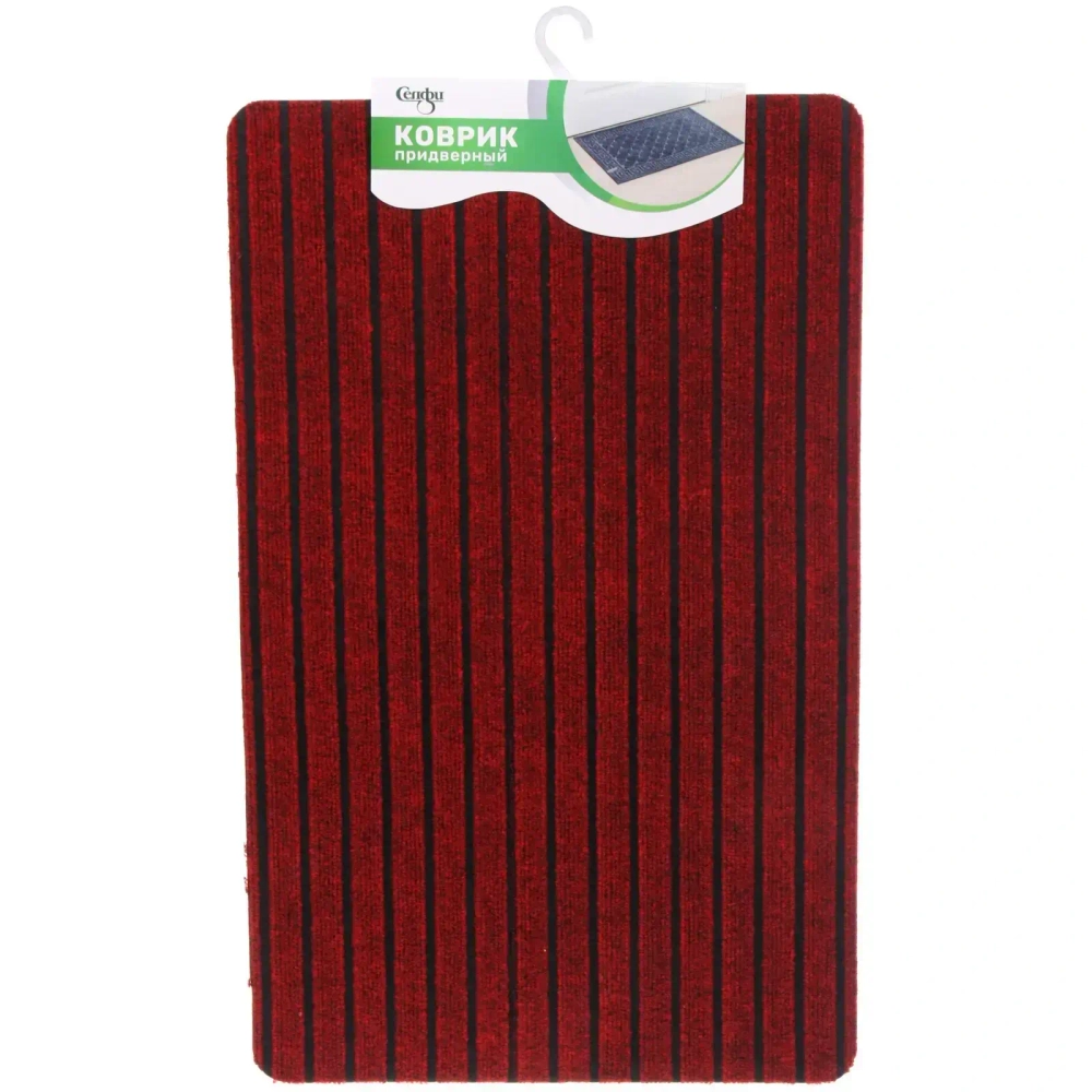 Коврик придверный «Гранит» 48*78 красный