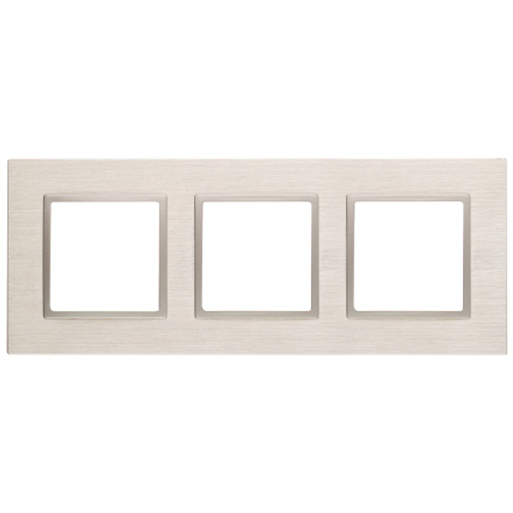 14-5203-04 ЭРА Рамка на 3 поста, металл, Эра Elegance, шампань+шамп