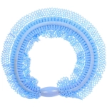 Резинки для волос в наборе 4шт «АЛИСА», цвет цвет голубой, d-5,5см (Подвес Единорог)