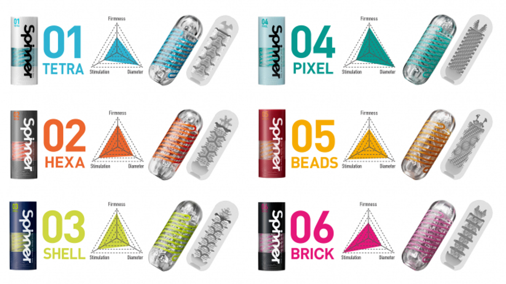 Мастурбатор Tenga Spinner - 02 Hexa