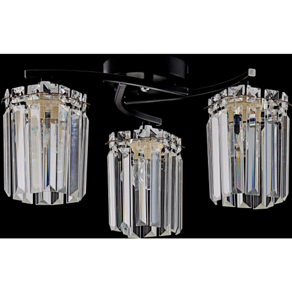 Люстра Rivoli June 1062-303 3хЕ27 60 Вт хрусталь | Хрусталь