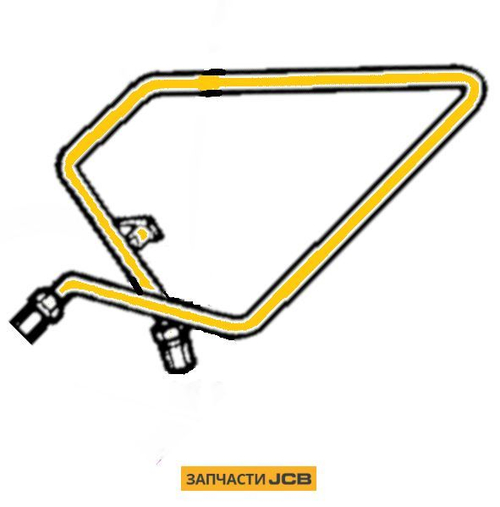 Трубка гидравлики JCB 335/13600
