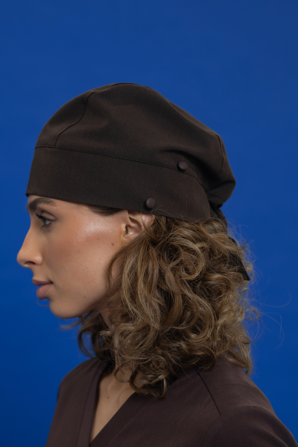 Шапочка с фиксаторами женская