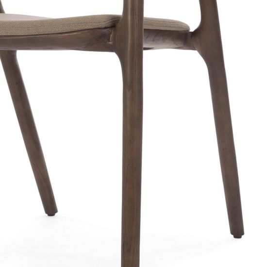 Стул Canada американский ясень и коричневая ткань