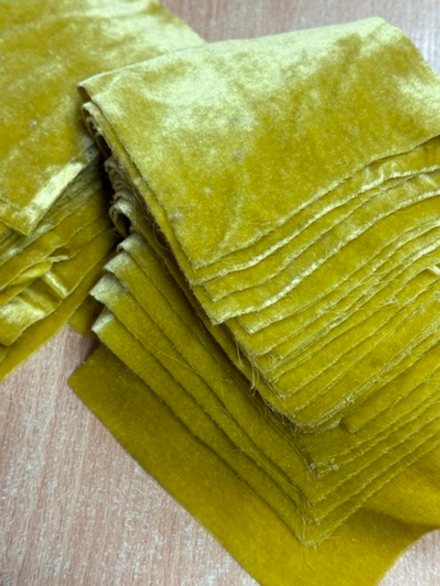 Бархат / шелк/ 11*11= 50 шт