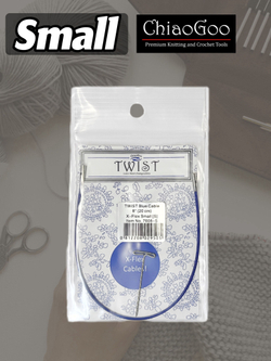 ChiaoGoo, Лески синие 5 см 3 шт. S(Small) для съемных спиц (7602-S)