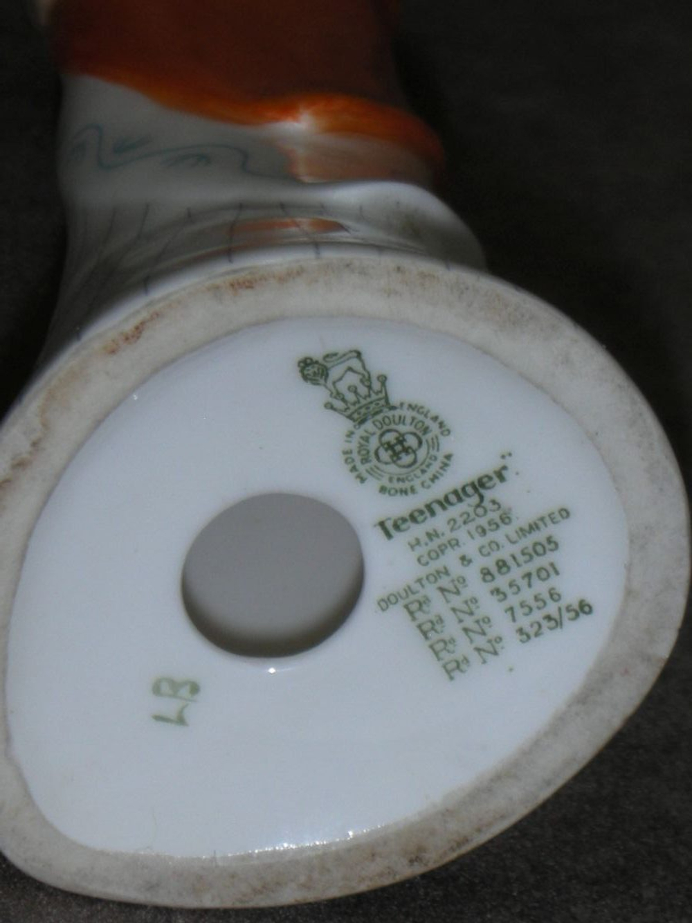 Статуэтка. Фарфор. Дама Подросток. Royal Doulton. Англия