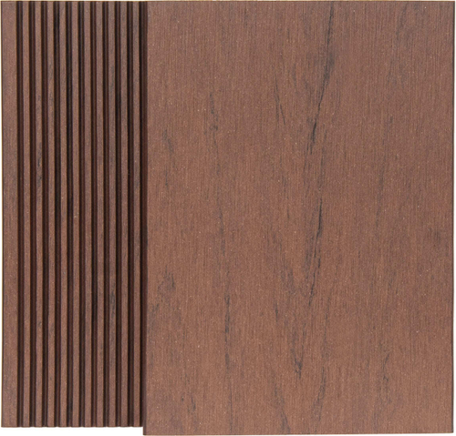 Террасная доска POLIVAN DENPASAR MixColor полнотелая красная