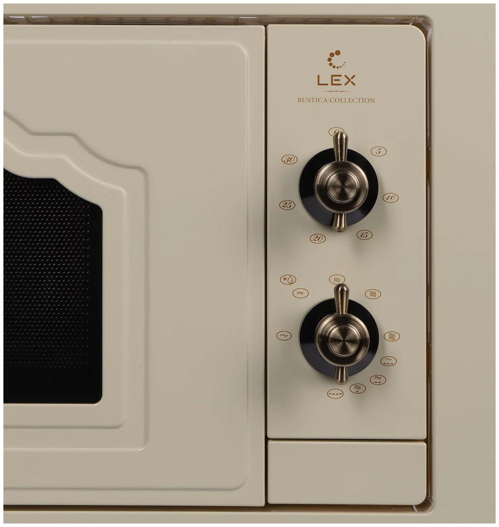 Встраиваемая микроволновая печь СВЧ LEX BIMO 20.04 IVORY