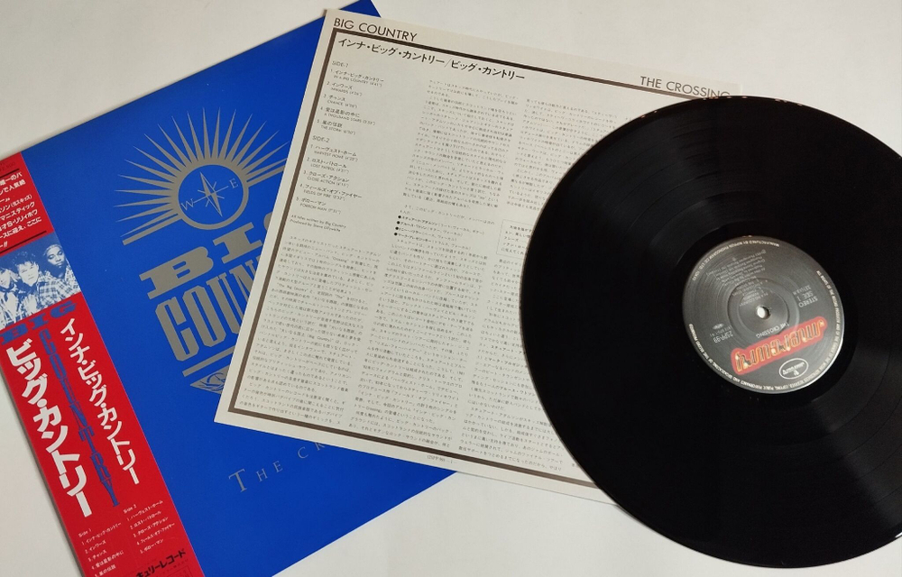 Винтажная виниловая пластинка LP Big Country The Crossing (Japan 1983) (Obi)