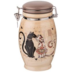 БАНКА AGNESS "ПАРИЖСКИЕ КОТЫ" 11,5*20 СМ 1100 МЛ (КОР=18ШТ.)