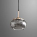 Подвесной светильник MT9128-1H gold/smoke