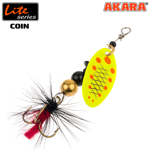 Блесна вращающаяся Akara Lite Series Coin 1 3,0 гр. 1/9 oz. A09