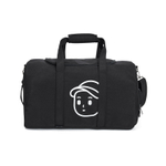 Finerworld Nylon Gym Bag Medium Unisex Sandstone, Texture Black