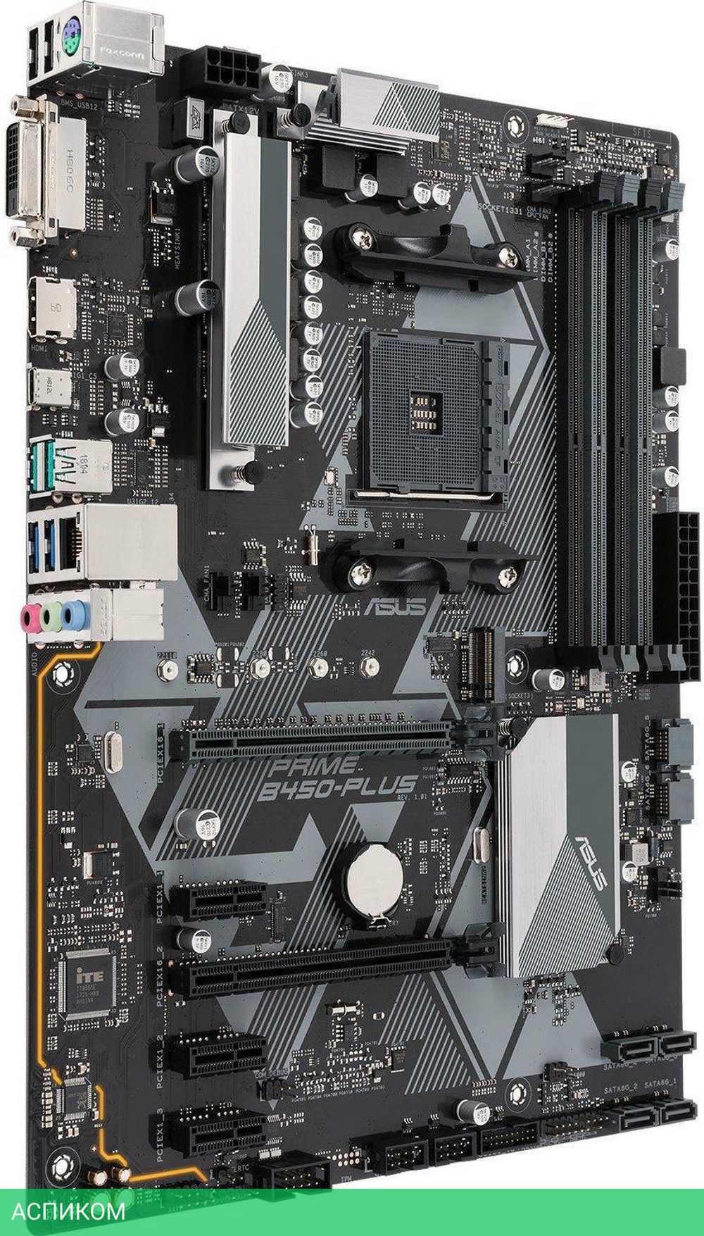 Материнская плата ASUS Prime B450-Plus DDR4