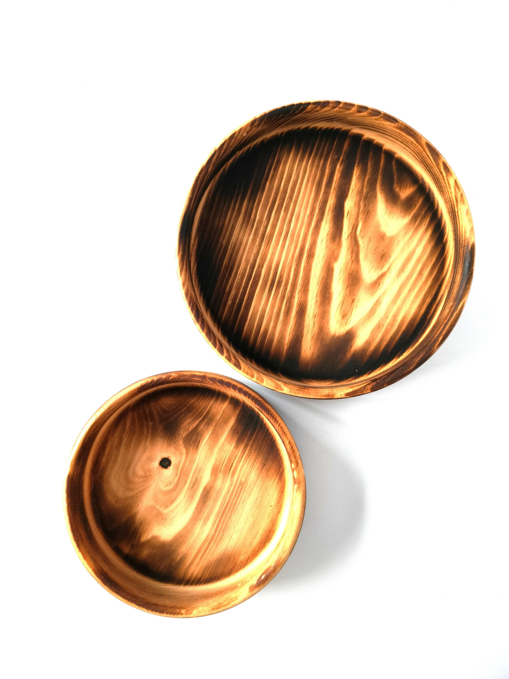 Деревянная тарелка Art of Siberia из массива сибирского кедра T222