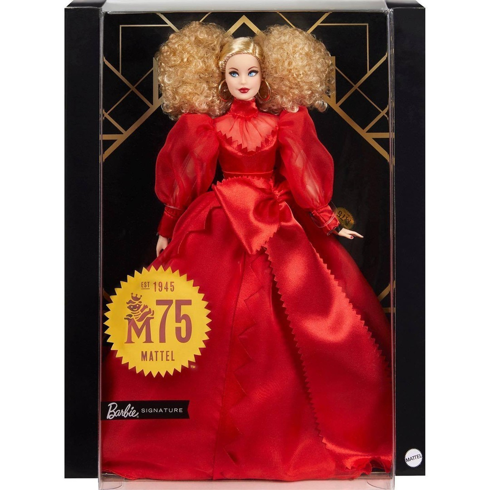 Кукла Барби коллекционная 75-летие Mattel // Mattel Barbie Collector 75th Anniversary