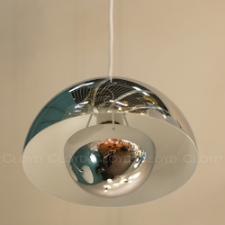 Подвесной светильник Cloyd ERMA-B P1 / Ø23 см - хром (арт.11397)