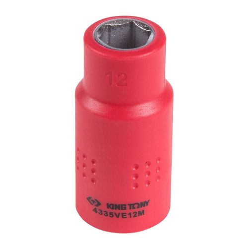 KING TONY (4335VE12M) Головка торцевая диэлектрическая шестигранная 1/2", 12 мм