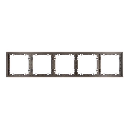 Рамка пластиковая VOLTUM S70 на 5 пост, (капучино)