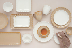 Салатник 16см Easy Life Onde белый